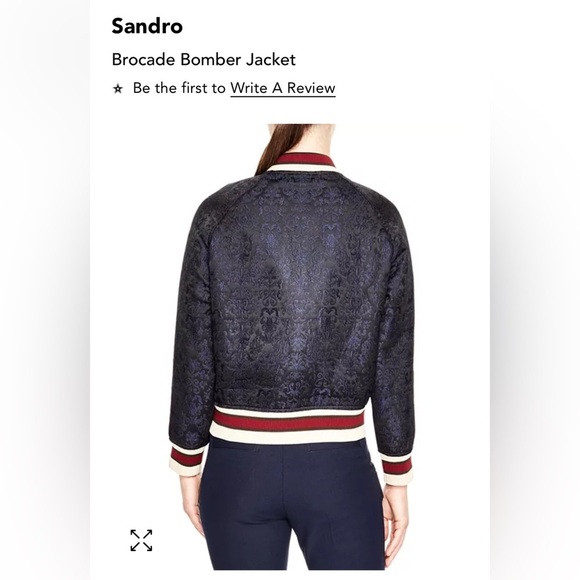 Sandro varsity jacket size 2 - Picture 2 of 11